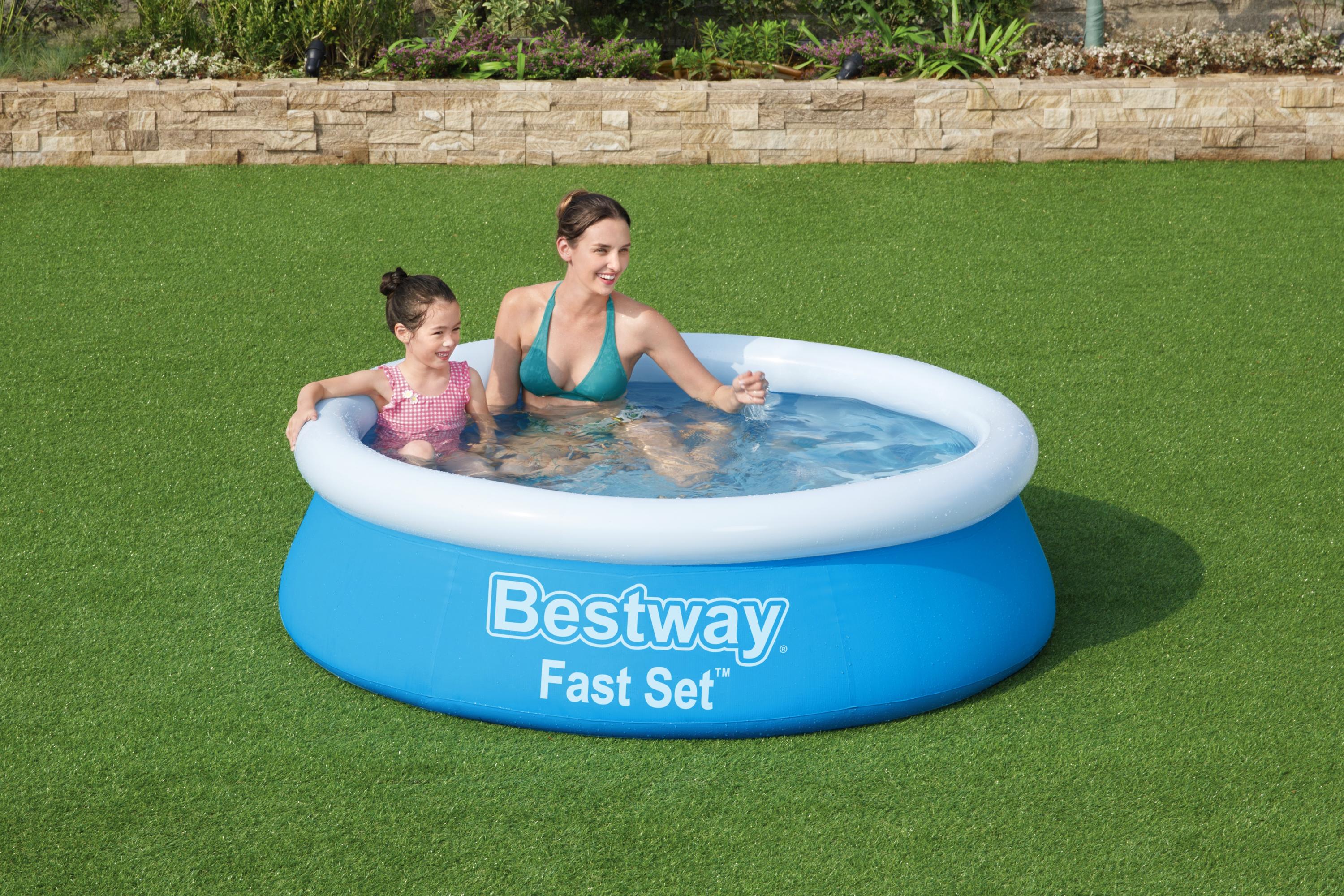 Bestway Fast Set 6' x 20” Round Inflatable Pool