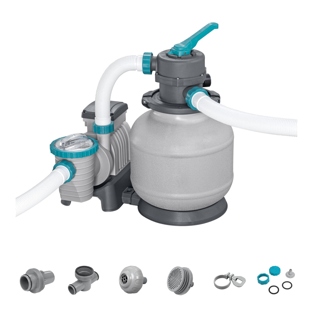 Bestway 2,200 gal. Above Ground Pool Sand Filter Pump