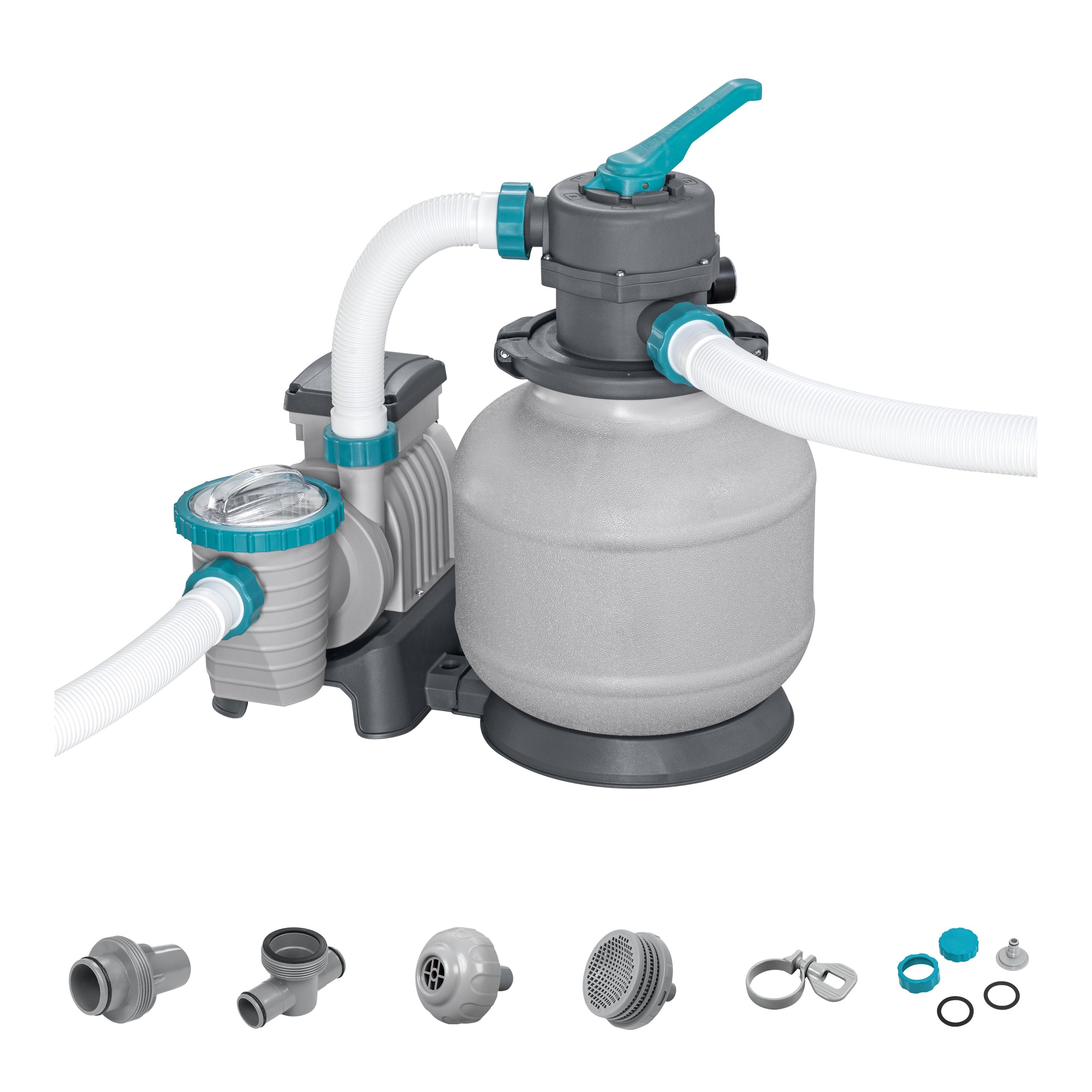 Bestway 2,200 gal. Above Ground Pool Sand Filter Pump