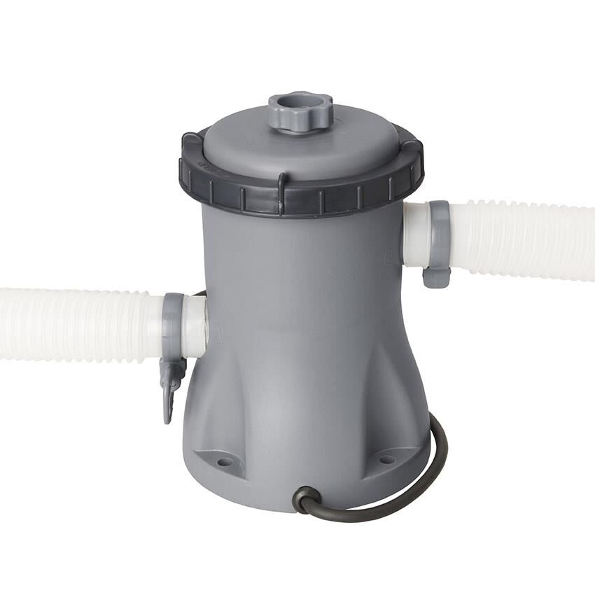 Bestway 330 gal. Cartridge Filter Pump Replacement, Gray