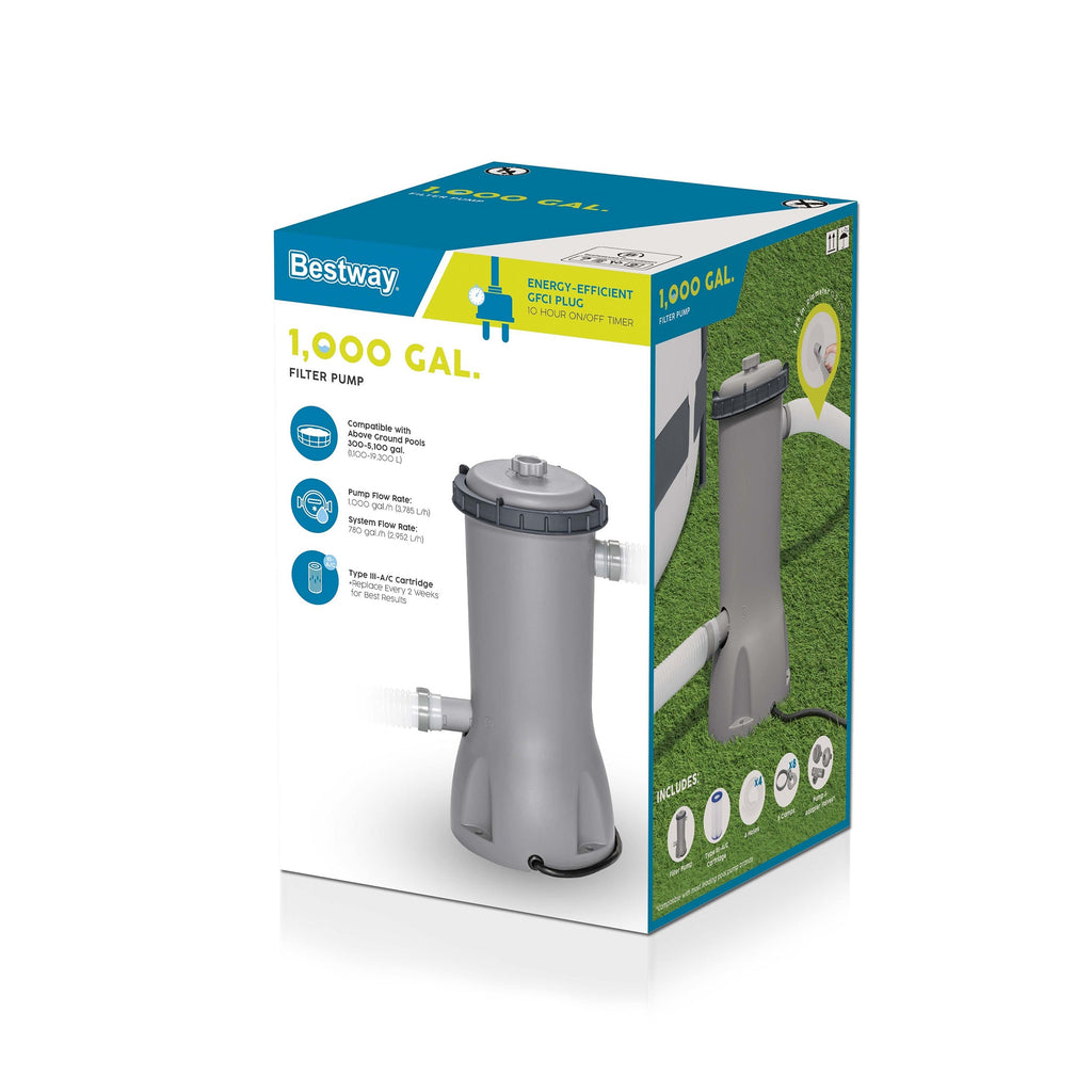 Bestway 1,000 gal. Above Ground Pool Filter Pump